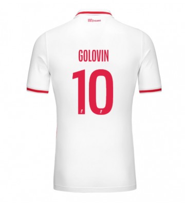 AS Monaco Aleksandr Golovin #10 Replika Hjemmebanetrøje 2024-25 Kortærmet